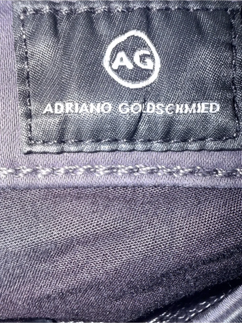 AG Adriano Goldschmied The Legging Ankle in a Leatherette Coated Finish, 30R